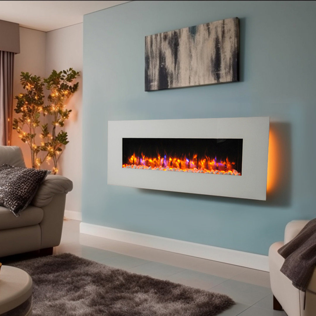 Maud Castleton Fires & Fireplaces 127cm W Electric Fireplace with 6824.28 BTU