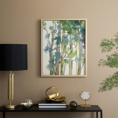 Wind in the Trees Framed Print - Solid Wood