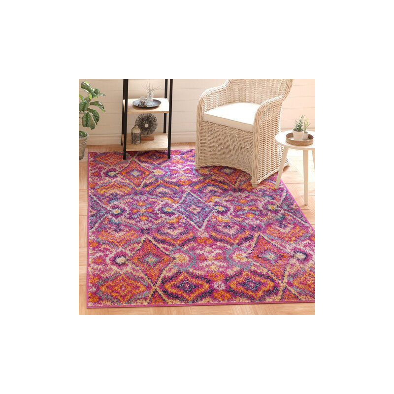 Tankersley Geometric Area Rug, Rectangle 122 x 183 cm