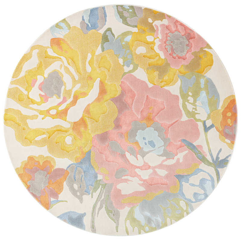 Ackerson Floral Area Rug, Round 160cm