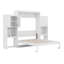 Grand lit escamotable mural avec bureau-990815603