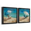 «Retreat to the Beach I», peinture sur toile 2 pièces-1255304563-1255304562