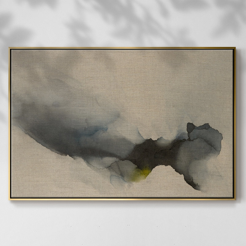 " I'd Move The Sky For You ", Gold Floater Framed, 37" H x 25" W x 2" D