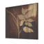 Terra Cotta chocolat feuilles III - paysage forêt bois Art mural - bois de pin naturel-88030834