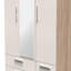 Borgeson Tall Triple 4 Drawer Mirror Wardrobe-1057040966-1068797344