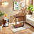 Modern minimalist adjustable and mobile End Table-589374159