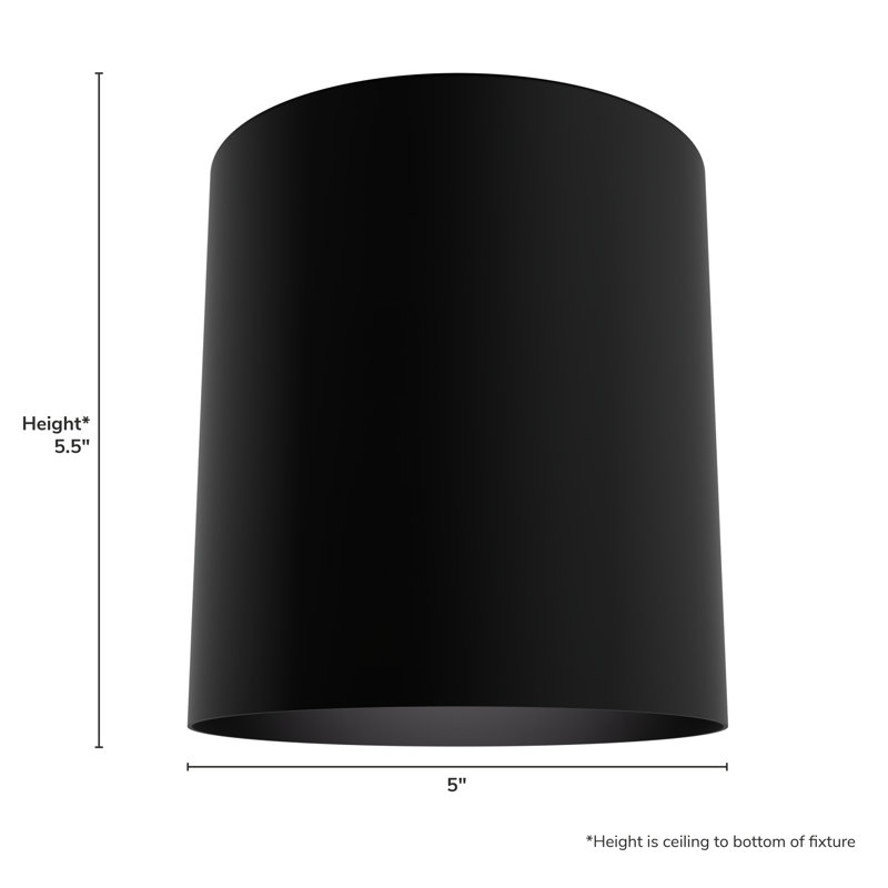 Hunter x Jasmine Roth Canoga Integrated LED Small Flush Mount Ceiling Light Conversion Kit Fixture