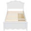 Lit plateforme en bois avec tête de lit-545226434-545226432