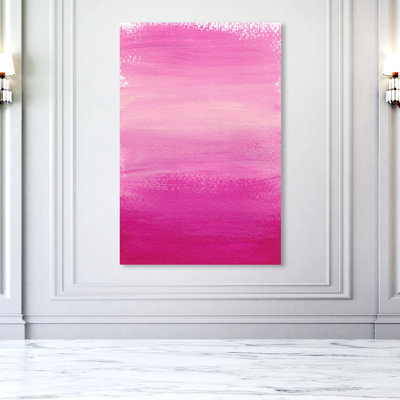 " Pink Sunset " Painting Print