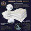 Couverture lestée Royal Therapie - Couvertures épaisses 100% coton avec perles de verre de qualité supérieure (80 po x 87 po 25 lb, cuir Texas), convient à deux personnes (~ 100 à 200 lb) - Utiliser sur un grand / très grand lit-109336875-109336887-111282896