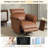 Faux Leather Electric Adjustable Upholstered Lounge Chair Recliner-156147350