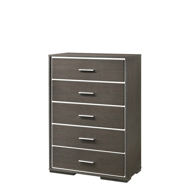 Escher Gray Oak Finish Chest