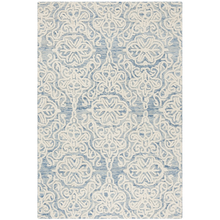 Davyan Hand Tufted Wool Ikat Rug