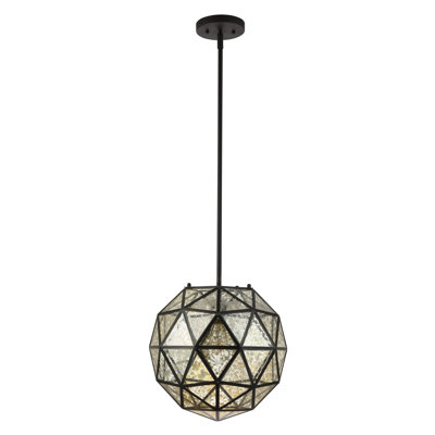 Luminaire suspendu sphère 1 lumière DEL Castleman