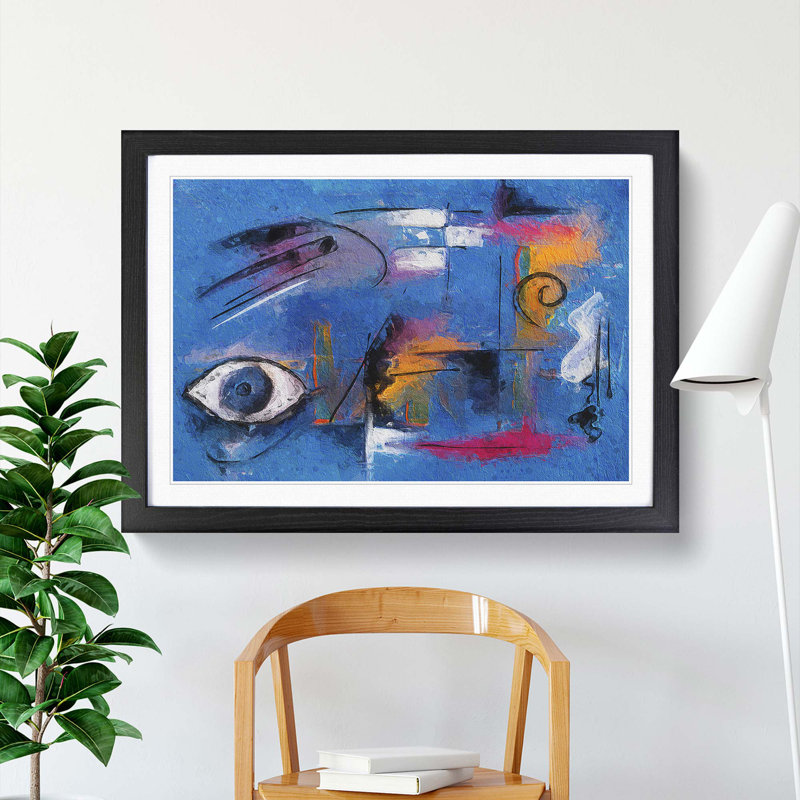 Abstract Vol.207 by S.Johnson - Framed Print, Black Framed, 33cm H x 45cm W x 2cm D