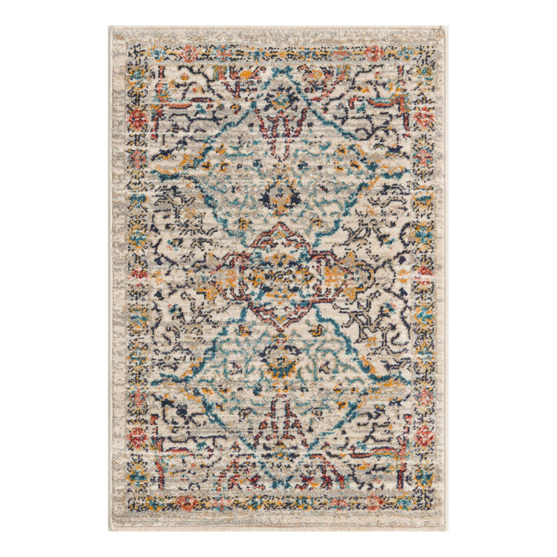 Alkire Floral Indoor Rug, Rectangle 2'2" x 3'1"