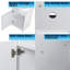 Meuble-lavabo autoportant avec une petite armoire de rangement-680948868