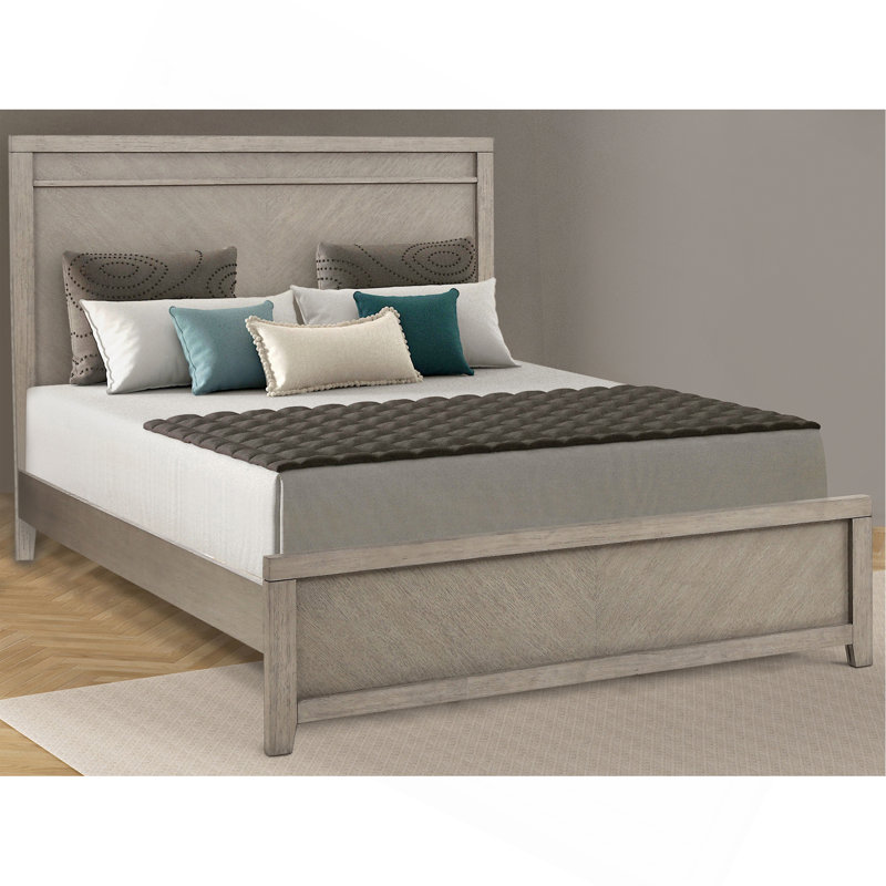 Contemporary Panel Bed, King