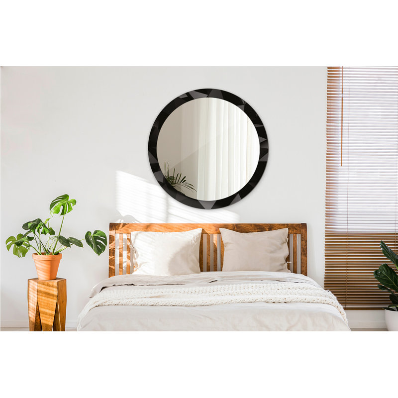 Huldar Glass Flat Wall Mirror