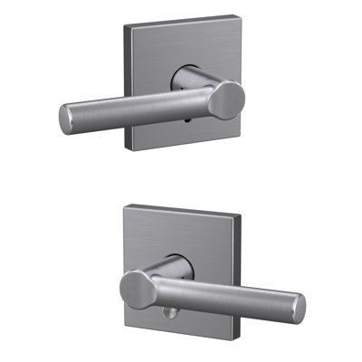 Custom Broadway Hall-Closet and Bed-Bath Lever with Collins Trim