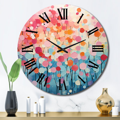 Daesha - Horloge murale paysage abstrait
