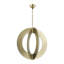 Samos Chandelier in Vintage Brass