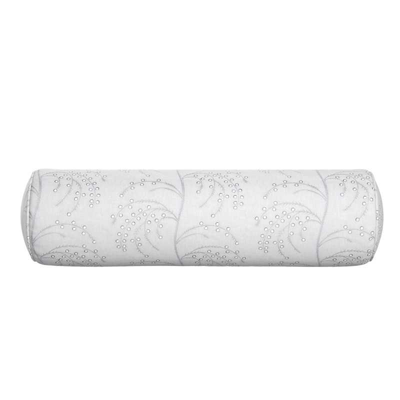 Coussin Windsor, Argent argent, Traversin H 9 po x l 36 po