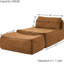 Fauteuil à billes orange pour chambre à coucher, chambre spacieuse et relaxante - avec-882661398