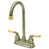 Brushed Nickel/Polished Brass