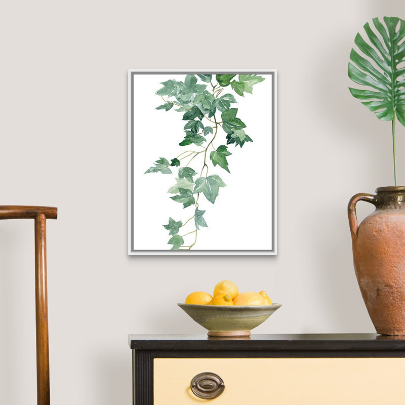 «Branch Study II», art mural sur toile, Toile avec cadre blanc, H 22 po x l 18 po