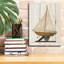 Toile épique Graffiti «Pond Yacht 1» par David Carter Brown, 12 po x 16 po