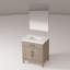 Meuble-lavabo simple 30 po X P 22 po P, comptoir en quartz et Miroir