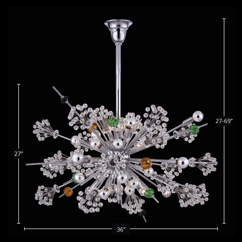 Constellation Colorata 30 LT chrome / lustre Constellation Colorata Allegri, Chrome poli