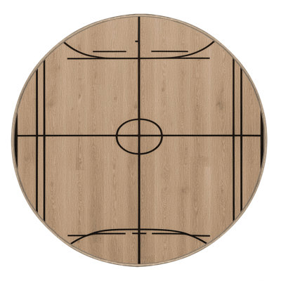 Tapis lavable Badminton Court Sports