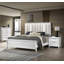 2-Drawer Storage Nightstand Wooden Bedroom Furniture
