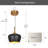 Justyce Dimmable Single Pendant