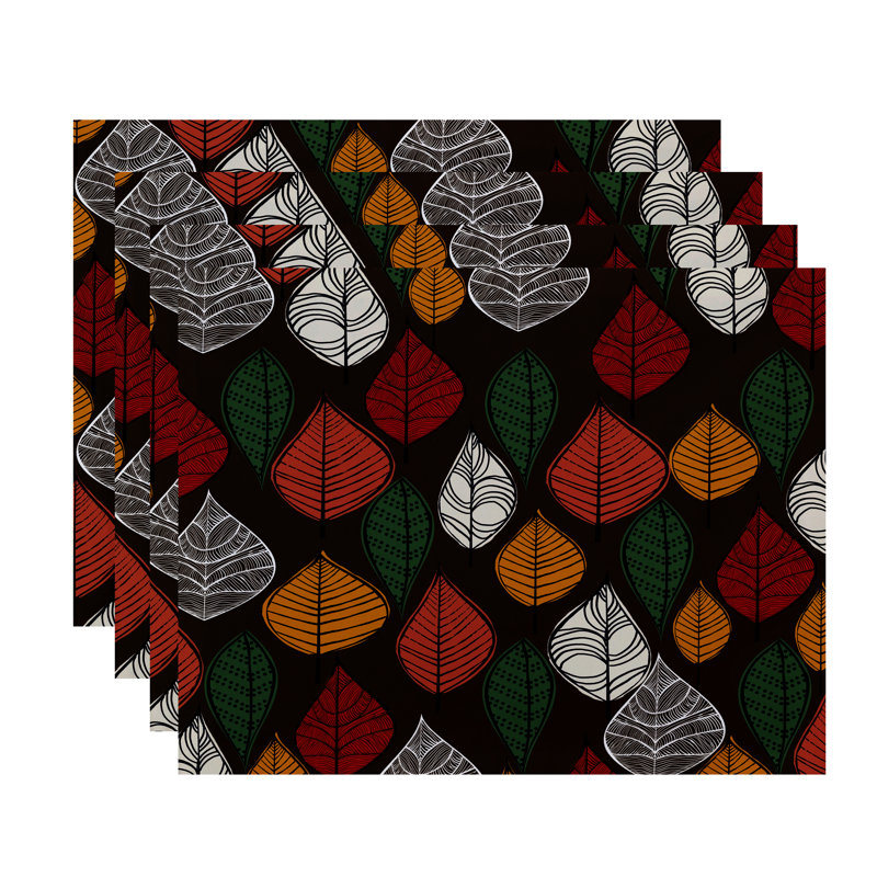 Ensemble de napperons 4 pièces Zeman, Marron