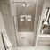 Ausa 36" x 72" Semi-Frameless Bi-Fold Shower Door with CrystalTech Treated 1/4" Tempered, Clear Glass