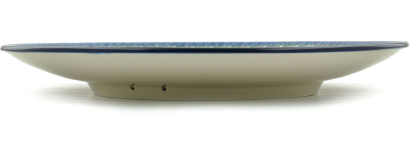 Forget Me Not Stoneware Platter, 1.85" H x 14.29" W x 14.29" D