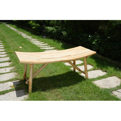 Handcraft Bamboo Long Bench, 43"