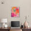 «Garnet Gleam II», toile néon abstraite par Art Remedy-113260957-113260959