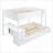 Full-Over-Full Bunk Bed with Twin Trundle, Pinewood-Plywood-MDF Frame, Storage Drawers &amp; Desk Outlets, White for Small Spaces-1978862928-1978862929