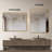 22X30 Inch Gold Metal Framed Rectangular Bathrrom Mirror For Wall.-1383616621