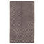 Tapis unique en laine noir kaki clair 5 pi 2 po x 7 pi 5 po Grogan