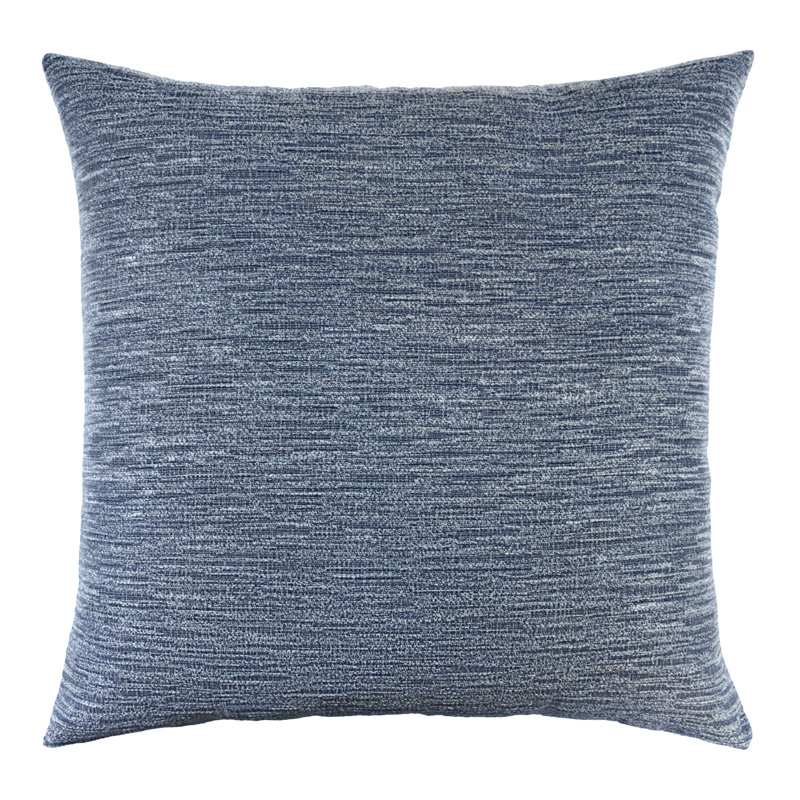 Molto Square Indoor/Outdoor Pillow Cover & Insert, 18" x 18", Navy