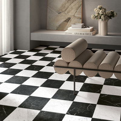 Ravenna Checkerboard 12X12 Wall and Floor Tile