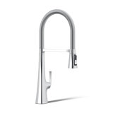 Graze Single-Handle Semi-Professional Kitchen Sink Faucet With 24-5/16-In Spout