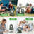 20000mAh Rechargeable Camping Fan with 90° Foldability, USB Desk Fan Featuring Oil Port, Timer, LED Light, Hanging Hook, and Solar Panel for Outdoor Use & Mobile Charging-2009580215-2009580212