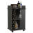 Modern Bar Cart,Two Shelves, Six Built-in Wine Rack, Four Casters -Espresso-768453242