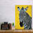 'Zebra' Print on Canvas